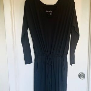AnyBody Charcoal Jumpsuit, Size XS,‎ New
